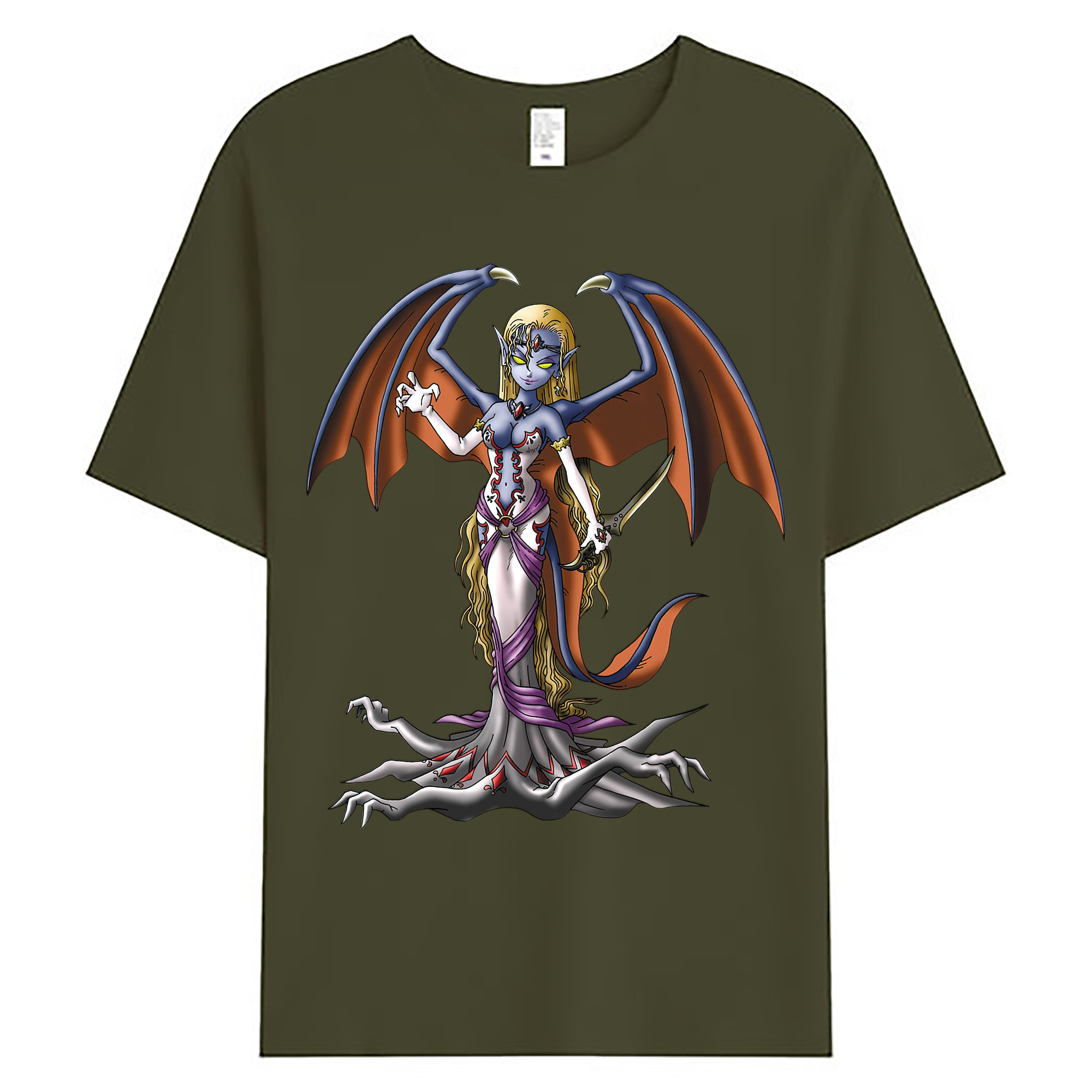 （画像用） ドラゴンクエスト Doragon Kuesuto Dragon Quest 綿100％ メンズ半袖Tシャツ｜肌触りやわらか＆通気性